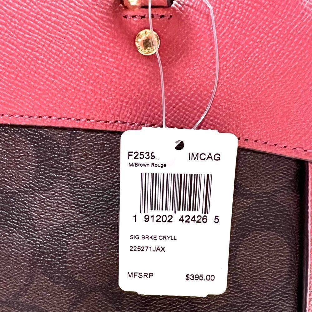 🔥🎁NWT! Coach BROOKE Carryall Satchel Handbag Msrp.$395.00 - Picture 6 of 8